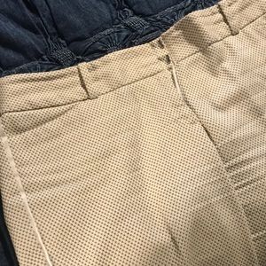 The Limited cream with black and white tiny detail